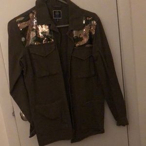 Boom Boom Sequined  Jacket Small